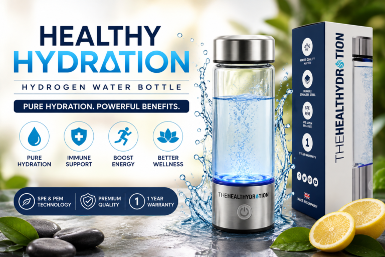 Healthy Hydration Hydrogen Water Bottle