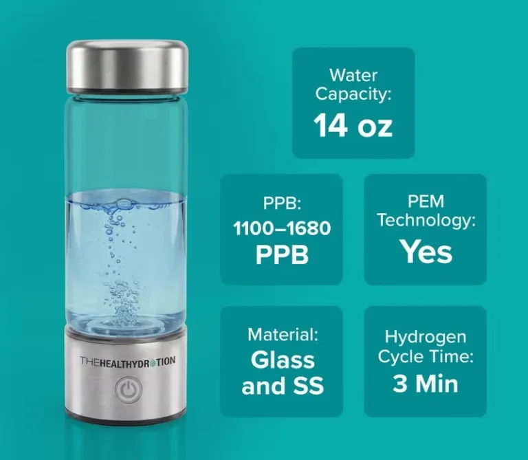 Healthy Hydration Hydrogen Water Bottle