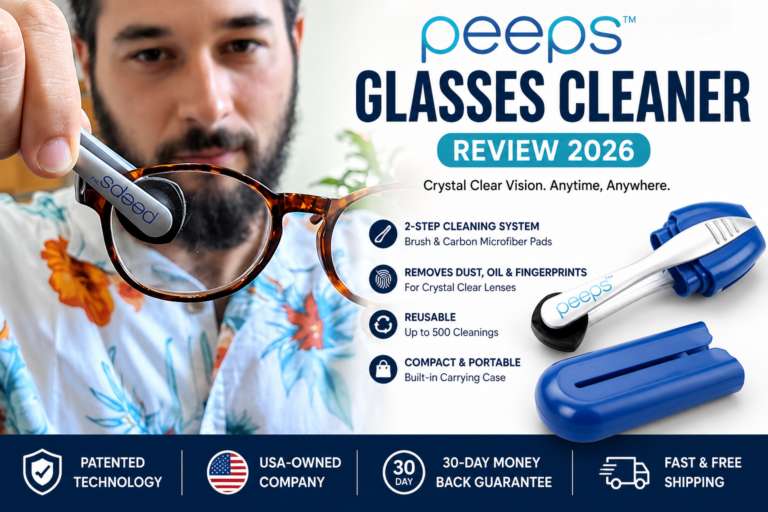 Peeps glasses cleaner review 2026