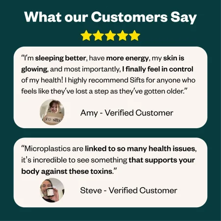 Sifts supplement microplastics and gut health benefits